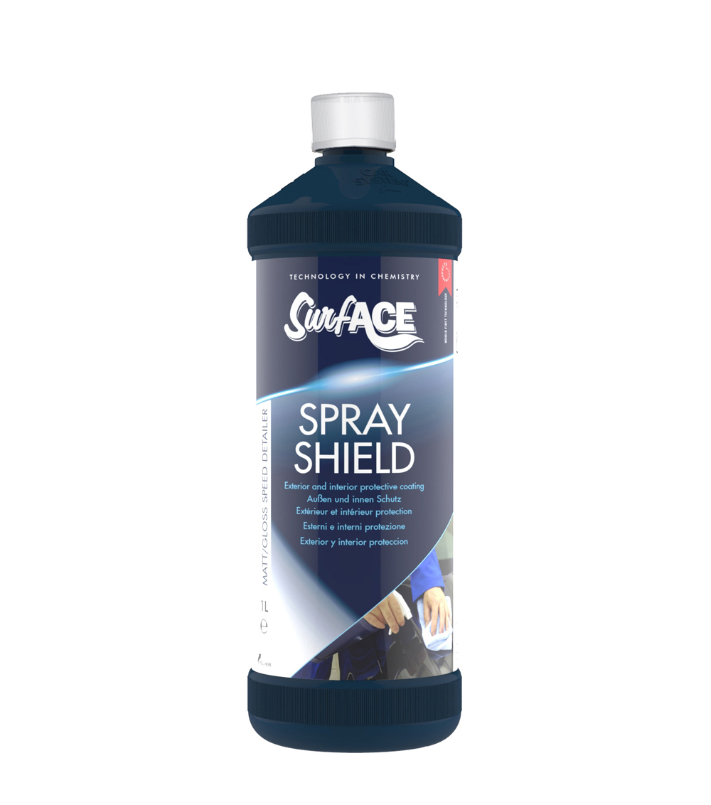 SurfACE Spray Shield, exterior and interior protective coating